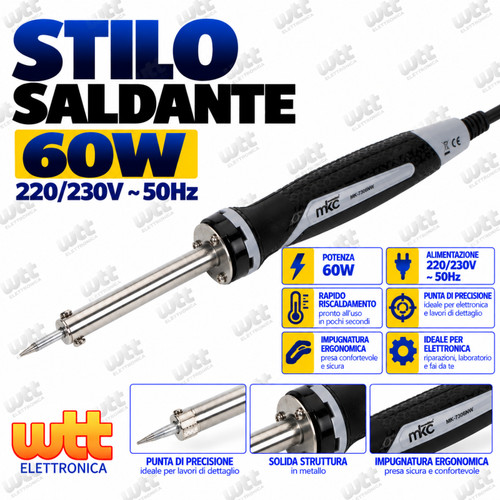 Saldatore stagno 60w 230v - a,