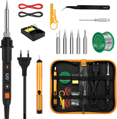 Saldatore stagno kit 80w - a, led